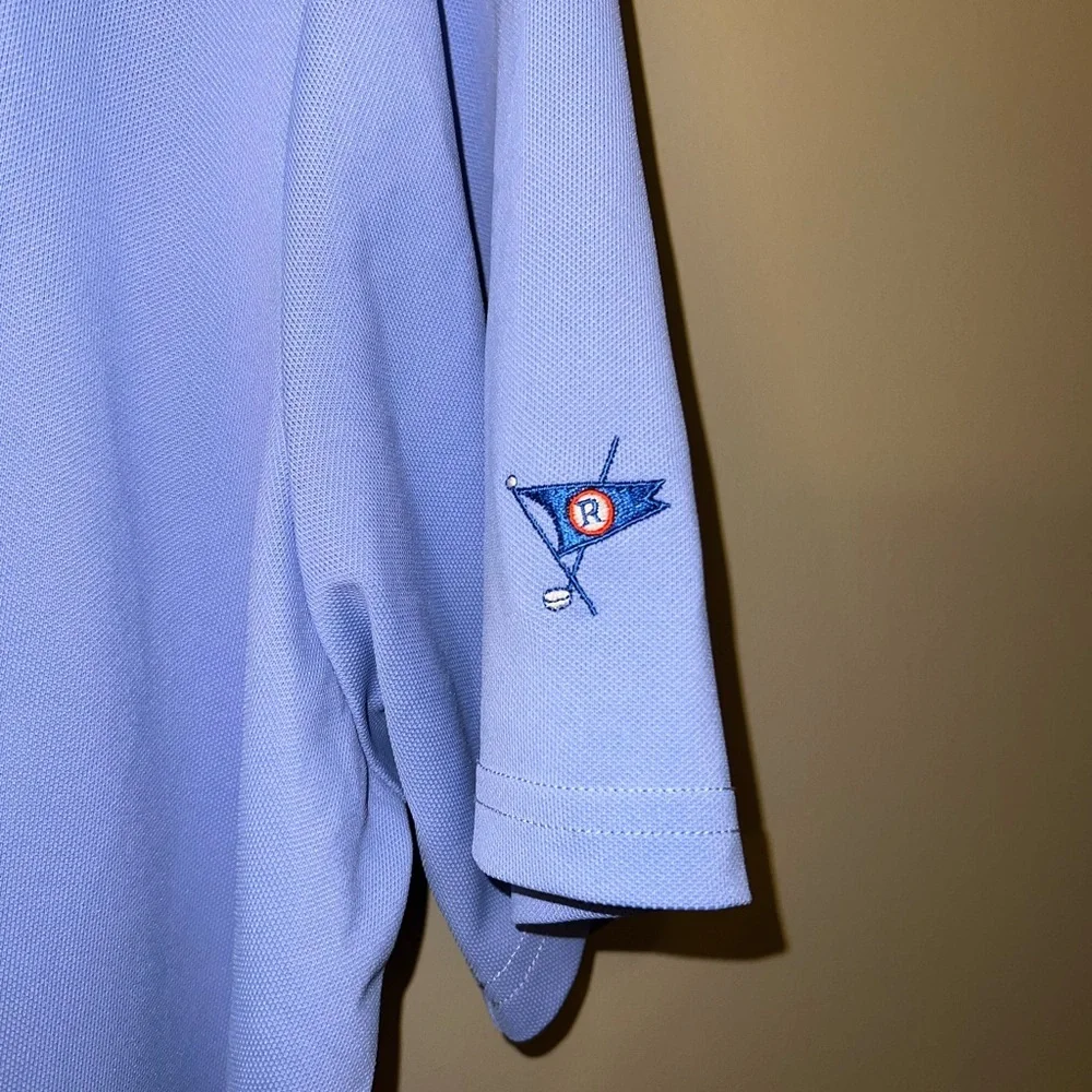 Ralph Lauren RLX Light Blue Golf Polo Shirt XL